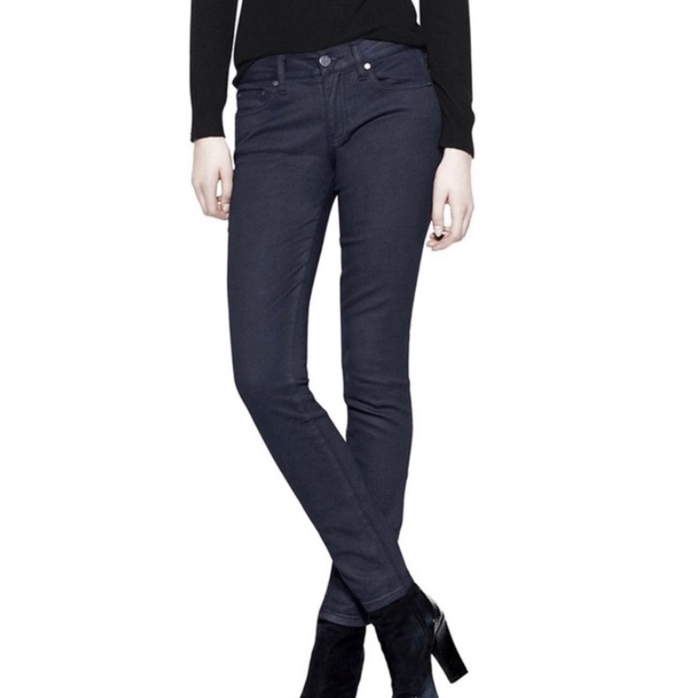 Tory Burch Izzy Zip Ankle Skinny Jeans